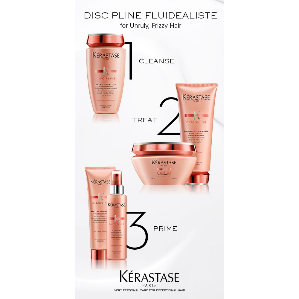 Kerastase Discipline Bain Fluidealiste 250Ml แชมพูสำหรับลดการชี้ฟูและจัดทรงยากทำให้ผมพริ้วไหวเป็นธรรมชาติ - รูปที่ 2