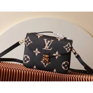 กระเป๋าแบรนด์เนม กระเป๋าสะพายข้างพร้อมส่งNew Louis Vuitton Pochette metisเทพ