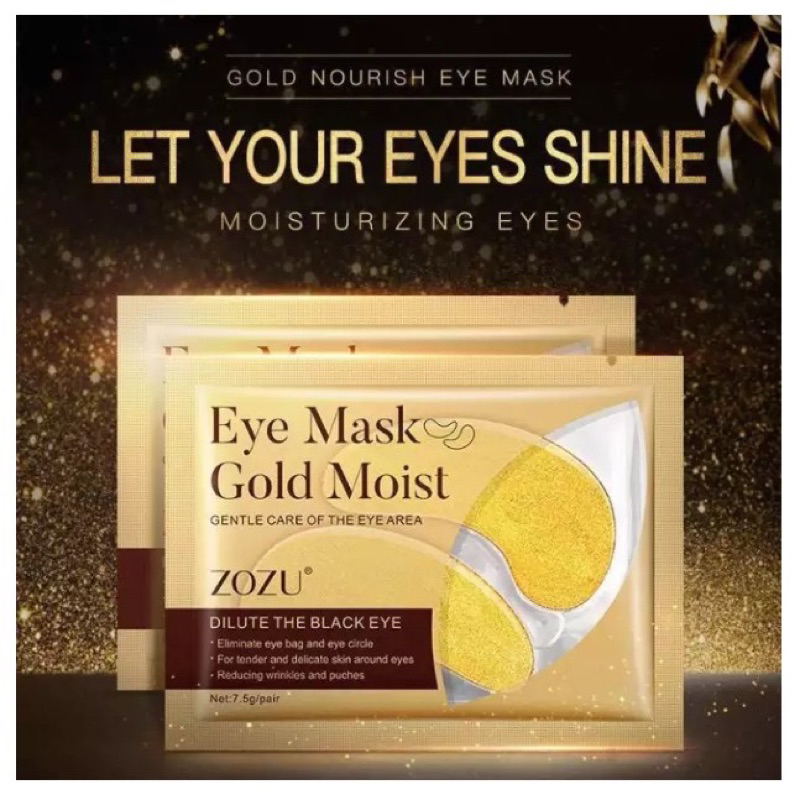 Eye Mask Gold Nourish มาร์คตาแผ่นทองคำ