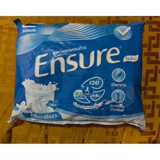 Ensure นมผง เอนชัวร์ กลิ่นวานิลา อาหารครบถ้วน แบบถุงเติม 2.4 Kg ( 400 g x 6 )