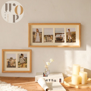 Wop store กรอบรูป กรอบรูปไม้ต่างๆ กรอบใส่รูปขนาด 6 x 4 นิ้ว กรอบรูปไม้สไตล์วินเทจ กรอบรูปตั้งโต๊ะ กรอบรูปติดผนัง