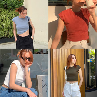 BABIEXBANIE - HOMIE CROP TOP ครอปผ้าร่อง