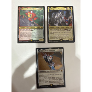 The Brothers war Transformer card BOT การ์ด transformer x magic the gathering ทรานฟอร์เมอร์ เมกะทรอน บลาสเตอร์ อื่นๆ
