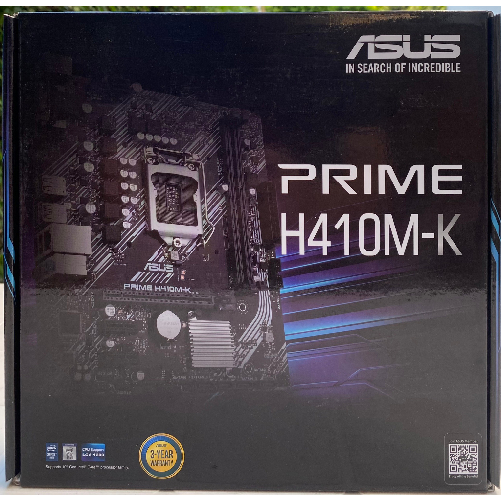MAINBOARD (เมนบอร์ด) 1200 ASUS PRIME H410M-K มือสอง ประกันไทย