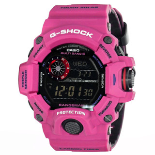 Casio G-Shock GW-9400 RANGEMAN สีชมพูนาฬิกาสปอร์ตผู้ชายดิจิตอล