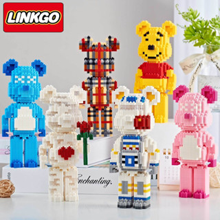 ตัวต่อ​ เฟือง​ ห​มีแบ​ร์บ​ริค​  Linkgo​ 12 แบบ​ (500+pcs) พร…