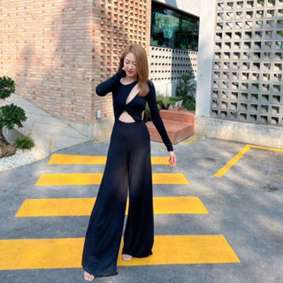 Terra jumpsuit  ชุดจั๊มสูท เข้ารูปแบบสับสุดๆ ชุดจั๊มสูทขายาว