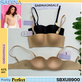 รหัส SBXU8900 Sabina ซาบีน่า เสื้อชั้นใน Body Bra The Series (เกาะอก) Seamless fit รุ่น Pretty Perfect