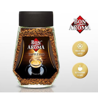 Bon aroma espresso coffee 100g. บอน อโรมา เอสเปรสโซ่ กาแฟสำเร็จรูปชนิด ฟรีซดราย ผลิตในเวียดนาม🇻🇳