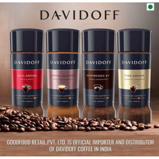 Davidoff instant coffee 100g. กาแฟดาวิดอฟ 3สูตร นำเข้าจากเยอรมัน🇩🇪