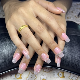 เล็บปลอม งานเจลแท้💅 &gt; Handmade Naill by Lipoil  &lt;#สีแฟลช