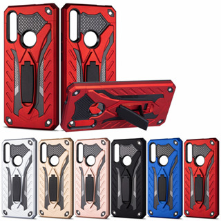 A2z-Shop Vivo Y19 Y17 Y15 Y12 Y11 - Robot Foldable kickstand Silicone Back Cover