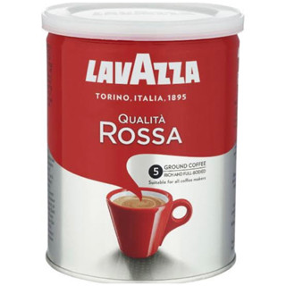 Lavazza rossa 100% arabica 250g. เมล็ดกาแฟแท้คั่วบด ตรา ลาวาซซ่า รอซซ่า นำเข้าจากอิตาลี🇮🇹