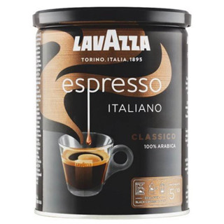 Lavazza italiano classico 100%arabica 250g. เอสเพรสโซ่ อิตาเลียโน่ เมล็ดกาแฟแท้คั่วบด นำเข้าจากอิตาลี🇮🇹 ตราลาวาซซ่า