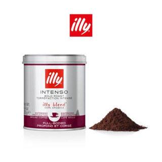 illy intenso bold roast illy blend 125g. อินเทนโซ่โรส กราวนด์ คอฟฟี่ เมล็ดกาแฟแท้คั่วบด ตราอิลลี่ นำเข้าจากอิตาลี🇮🇹