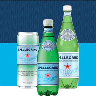 S.pellegrino mineral water 500-1000ml. น้ำแร่นำเข้าจากอิตาลีรุ่นขวดพลาสติกหนา🇮🇹