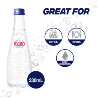 Avian sparkling mineral water 330ml. น้ำแร่อัดก๊าซเอเวียง นำเข้าจากฝรั่งเศส🇫🇷