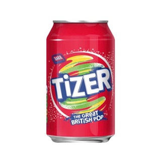 Tizer 55p spalkling mixed soft drinks 330ml. น้ำแครอทผสมดอกคำฝอยอัดก๊าซนำเข้าจากอังกฤษ🇬🇧