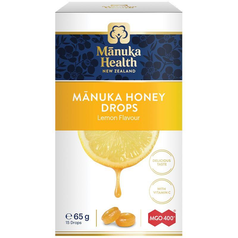 Manuka Health Manuka Honey Drops Lemon 15 Pack