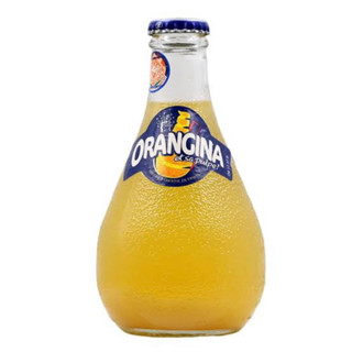 Orangina orange sparkling 25cl. ขวดแก้ว น้ำส้มอัดก๊าซ นำเข้าจากฝรั่งเศส🇫🇷