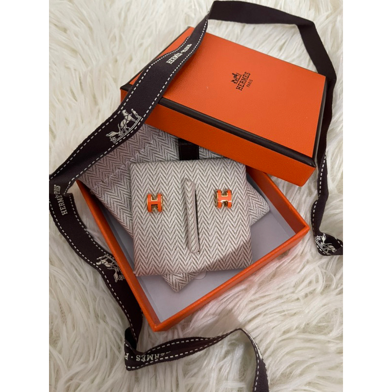 [New] Hermes mini pop H earrings