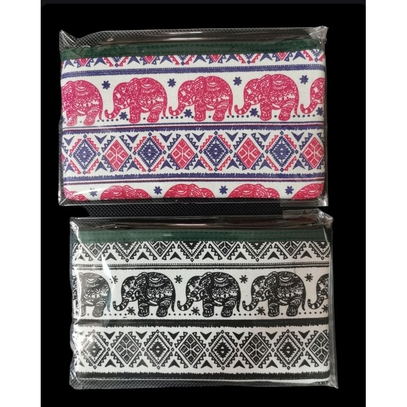 กระเป๋าลายช้าง​ผ้าเเคนวาส​ ของฝากชาวต่างชาติ​Thai​souvenirs ราคา ถูกที่สุด ดีลบีเคเค แกลเลอรีภาพที่ 3