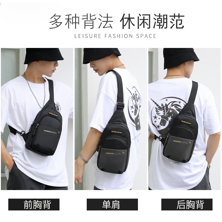 MMGA6803 เจ๋งมาก 💛 COD 🚚💨กระเป๋าสะพายข้างลำลองผู้ชาย crossbody bag ความจุขนาดใหญ่ สไตล์สตรีทเกาหลีทํางาน