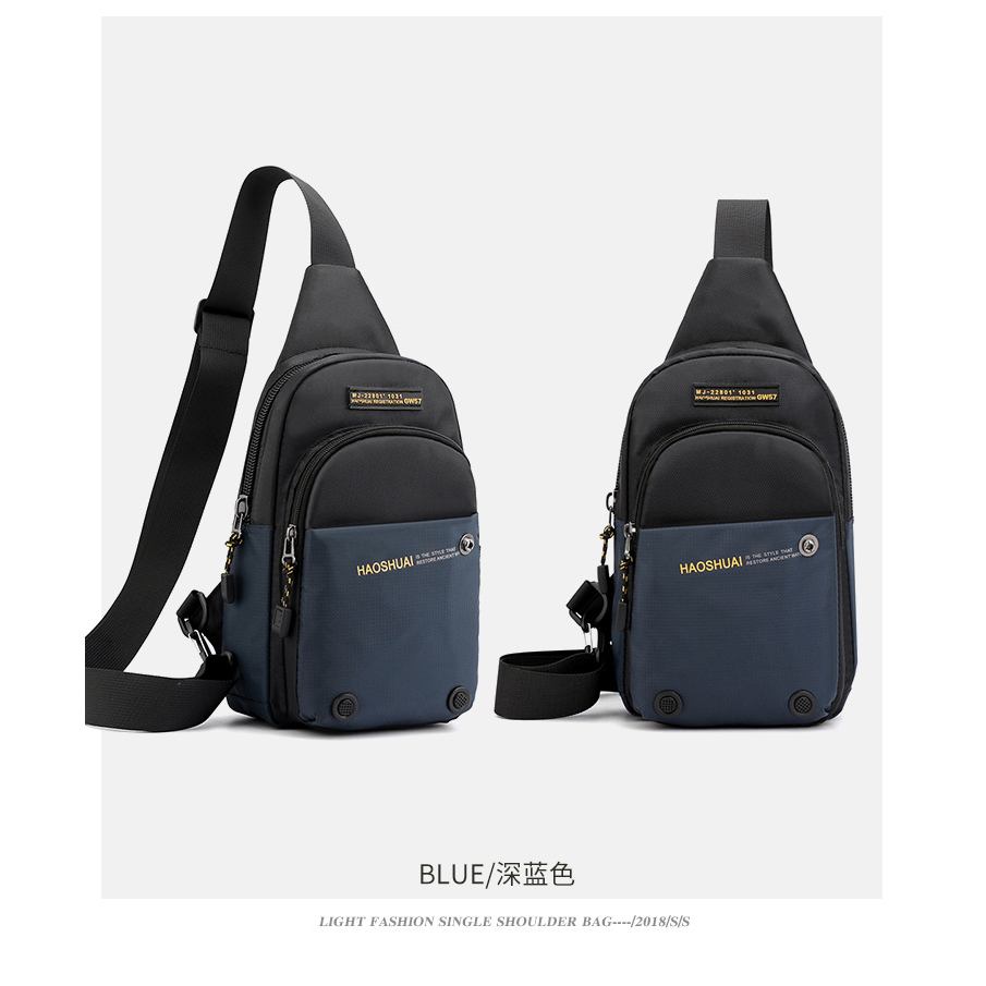 MMGA6803 เจ๋งมาก 💛 COD 🚚💨กระเป๋าสะพายข้างลำลองผู้ชาย crossbody bag ความจุขนาดใหญ่ สไตล์สตรีทเกาหลีทํางาน