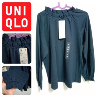 Uniqlo baby✨ใหม่พร้อมส่ง สีกรมท่าsize120cm.📌ถูกกว่าshop