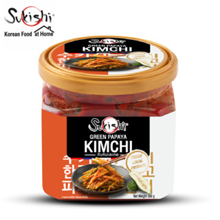 ซูกิชิ กิมจิมะละกอ Green Papaya Kimchi 300g