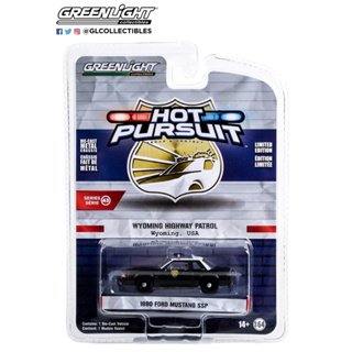 Greenlight 1/64 Hot Pursuit Series 43 - 1990 Ford Mustang SSP 43010-C