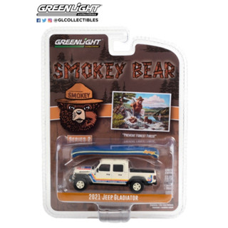 Greenlight 1/64 Smokey Bear Series 2 - 2021 Jeep Gladiator 38040-F