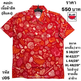 เสื้อยืดแตงโมคอปกโปเชี่ยล