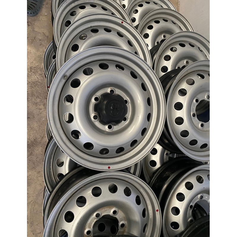 ล้อกะทะใหม่ toyota 4wd ขอบ17 6รุ139 ราคาต่อวง ซื้อแยกวงได้