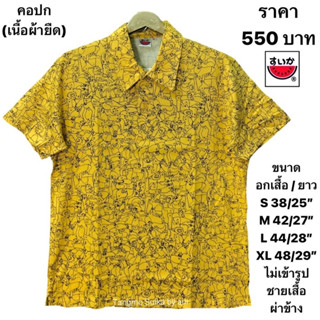 เสื้อยืดแตงโมคอปกโปเชี่ยล