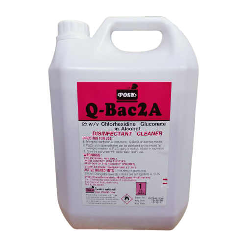 2% w/v Chlorhexidine Gluconate in Alcohol 3.8L (Q-BAC2A)