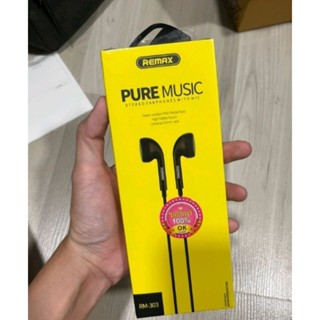 Remax ของแท้ 100% รุ่น RM-303 หูฟังสมอล์ทอล์ค Headphone for ไอโฟน/แอนดรอยด์