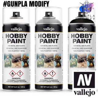 VALLEJO Hobby Paint Spray PRIMER สเปรย์รองพื้น สูตรน้ำแห้งไว ขนาด 400 ml