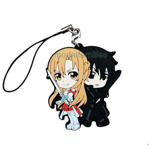 Kirito (คิริโตะ) กับ Asuna (อาสึนะ) พวงกุญแจ Sword Art Online ซอร์ดอาร์ตออนไลน์ (SAO) งานแท้จากญี่ปุ่น