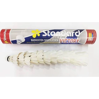 (USP)💢พร้อมส่ง💢(ขายยกหลอด12ลูก) แท้💯 Standard รุ่น Victory และ Advance ลูกขนไก่ ลูกแบดมินตัน แสตนดาร์ด (แพ็ค12ลูก