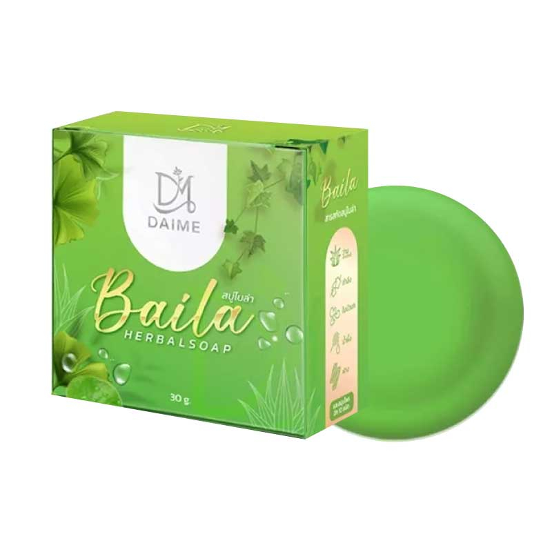 สบู่ไบล่า เอิร์นไดเม่ Daime Baila Soap ของแท้ 30g./80g.
