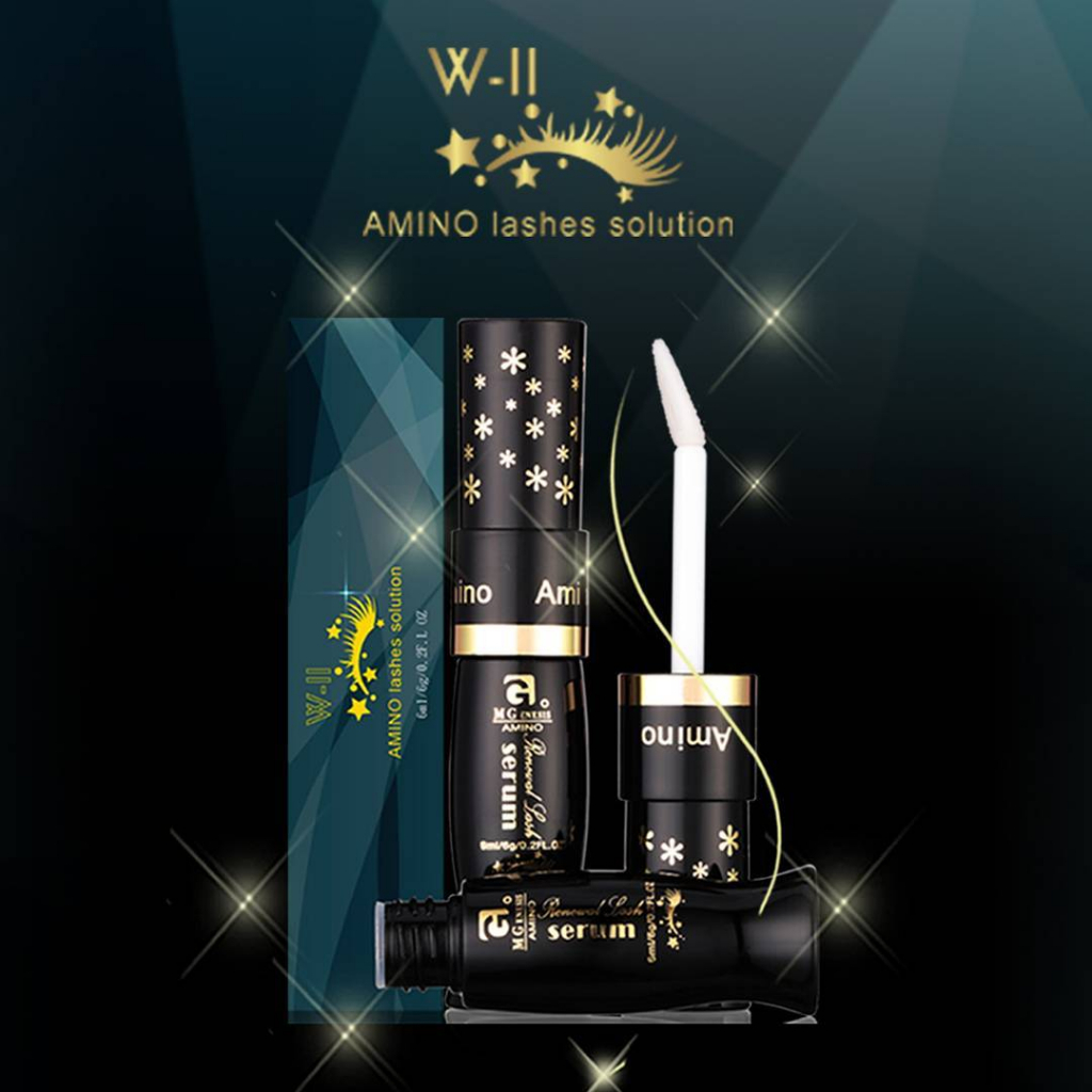 เซรั่มบำรุงขนตาและขนคิ้ว W-ll Amino lashes solution ยาว หนา งอนงาม นวัตกรรมใหม่จากประเทศสวิตเซอแลนด์