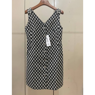 ชุดเดรส ชาแนล monogram dress Size M-L