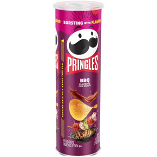 pringles bbq america 🇺🇸 พริงเกิลส์อเมริกา บาร์บีคิว นำเข้า พร้อมส่ง⚡️‼️158g.