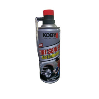 สเปรย์ปะยางพร้อมเติมลม KOBY Tire Sealer and Inflator ขนาด 450 ml.