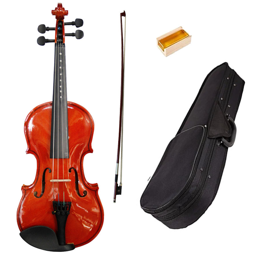Violins ไวโอลิน ฟิงเกอร์บอร์ดจุดมุก ฟรี!คันชัก+ยางสน+กระเป๋า รุ่น MV012L มีขนาด 1/4 1/2 3/4 4/4