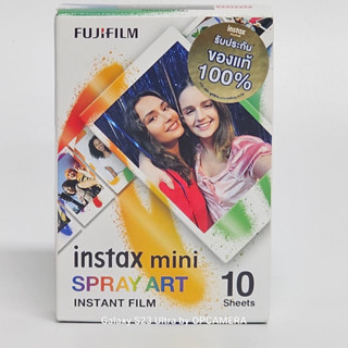 FUJIFILM แผ่นฟิล์ม INSTAX MINI FILM - SPRAY ART 1กล่อง 10 แผ่น