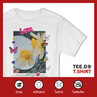 TEE.DD.TSHIRT เสื้อยืด Butterfly Love ผ้านุ่ม สกรีนสวย ไม่ย้วย ไม่ต้องรีด มีให้เลือกหลายสี ใส่ได้ทั้งชาย-หญิง