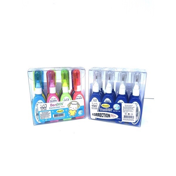 (USP)💢พร้อมส่ง💢(ยกโหล12แท่ง) M-TEC ปากกาลบคำผิด ลบคำผิด ลิควิด กลิ่นผลไม้และไม่มีกลิ่น 4ml  No.280 และ 280B (แพ็ค12แท่ง) รูปที่ 2