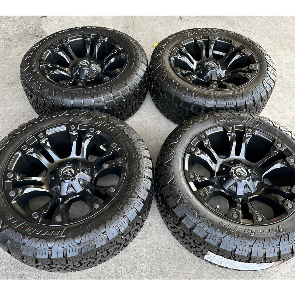🔴 ล้อ #ฟูเอลออฟโรด Fuel Off-Road (ล้อแท้)+ ยาง Amp Terrain Pro AT/P 275/55R20 ปี 21